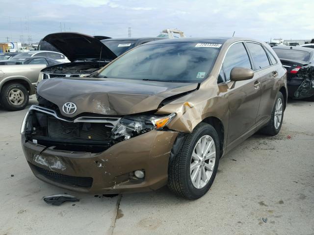 4T3ZA3BB3AU033589 - 2010 TOYOTA VENZA BASE TAN photo 2