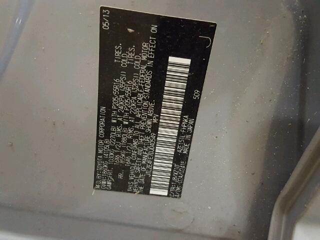 JTLZE4FE7DJ040549 - 2013 TOYOTA SCION XB Gümüş foto 10