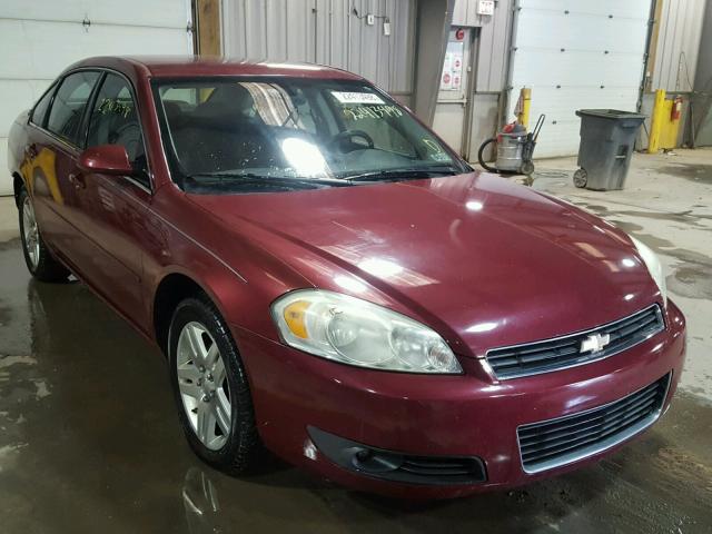 2G1WC581069344365 - 2006 CHEVROLET IMPALA LT RED photo 1