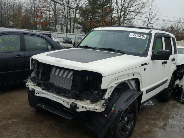 1J8GN28K08W236179 - 2008 JEEP LIBERTY SP WHITE photo 2