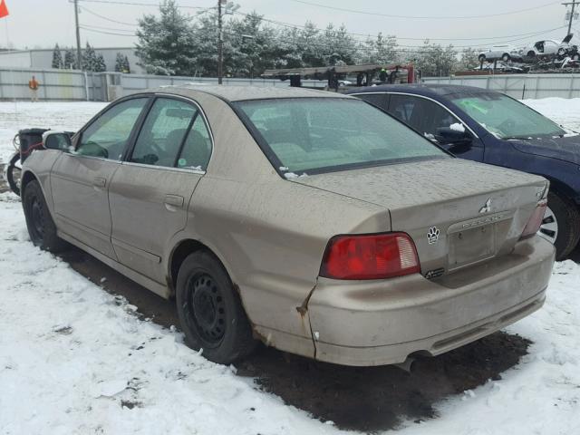 4A3AA46GX3E056013 - 2003 MITSUBISHI GALANT ES TAN photo 3