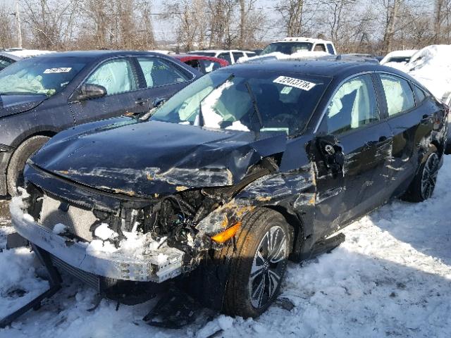 2HGFC1F31HH643569 - 2017 HONDA CIVIC EX შავი ფოტო 2