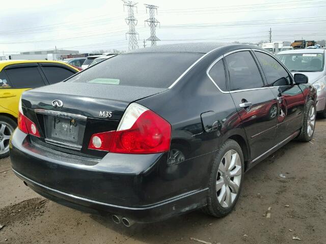 JNKAY01EX7M311931 - 2007 INFINITI M35 SEDAN/ BLACK photo 4