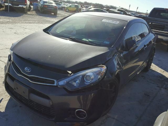 KNAFZ6A38F5270159 - 2015 KIA FORTE SX BLACK photo 2