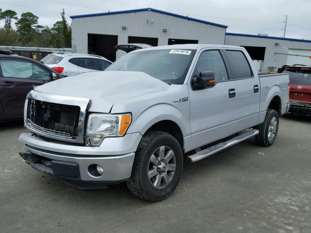 1FTEW1CM5DKG16618 - 2013 FORD F150 SUPER SILVER photo 2