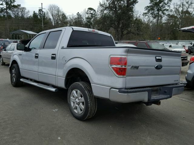 1FTEW1CM5DKG16618 - 2013 FORD F150 SUPER SILVER photo 3