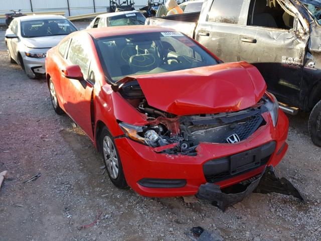 2HGFG3B54CH551131 - 2012 HONDA CIVIC LX RED photo 9