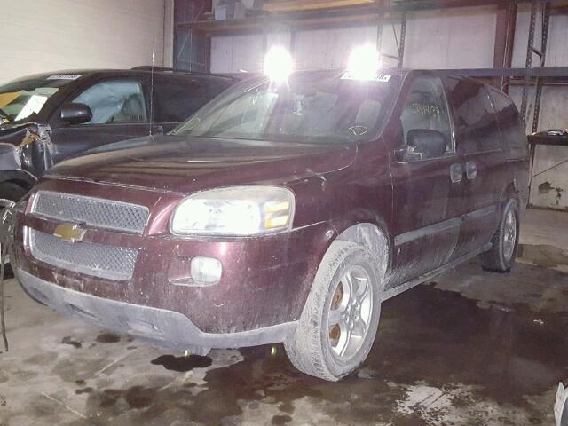 1GNDV23128D190866 - 2008 CHEVROLET UPLANDER L BURGUNDY photo 2