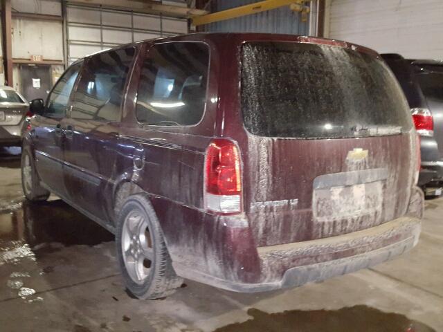 1GNDV23128D190866 - 2008 CHEVROLET UPLANDER L 勃艮第红 照片 3