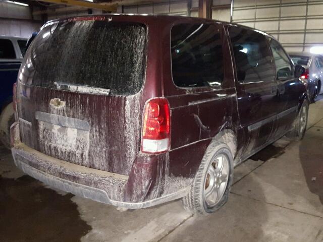 1GNDV23128D190866 - 2008 CHEVROLET UPLANDER L 勃艮第红 照片 4