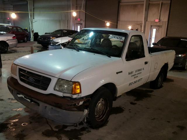 1FTYR10U53PB74658 - 2003 FORD RANGER WHITE photo 2