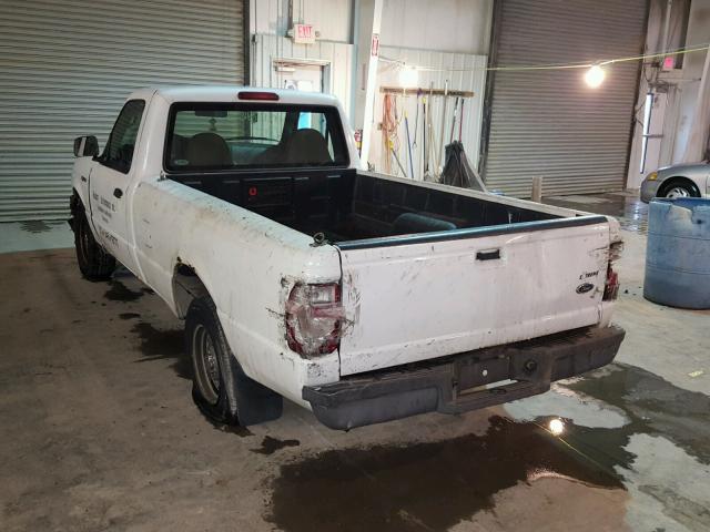 1FTYR10U53PB74658 - 2003 FORD RANGER WHITE photo 3