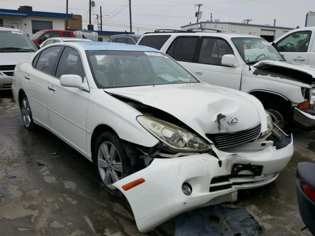 JTHBA30G555135360 - 2005 LEXUS ES 330 WHITE photo 1