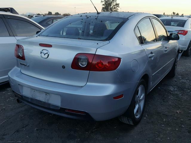 JM1BK12F851282531 - 2005 MAZDA 3 I SILVER photo 4