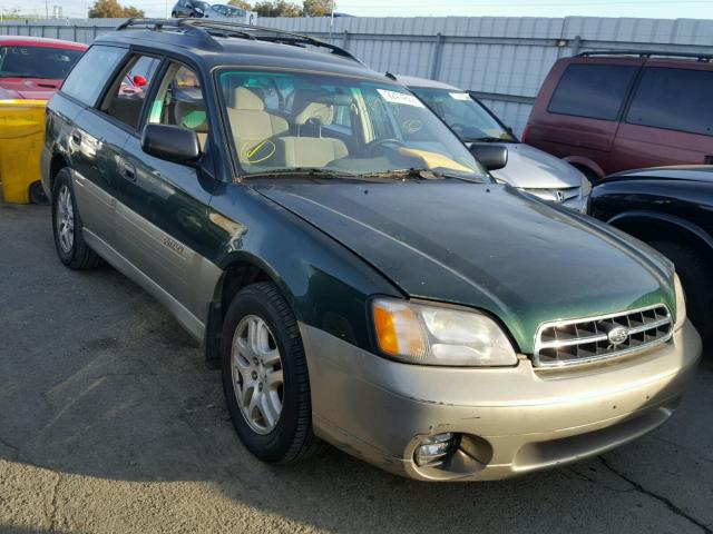 4S3BH6658Y7665707 - 2000 SUBARU LEGACY OUT GREEN photo 1