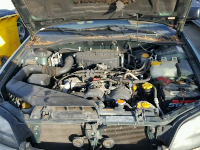 4S3BH6658Y7665707 - 2000 SUBARU LEGACY OUT GREEN photo 7