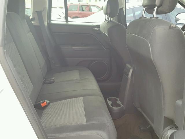 1C4NJCBB9ED758275 - 2014 JEEP COMPASS SP WHITE photo 6