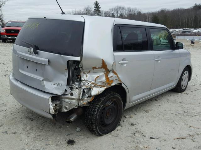 JTLZE4FE6CJ000235 - 2012 TOYOTA SCION XB SILVER photo 4