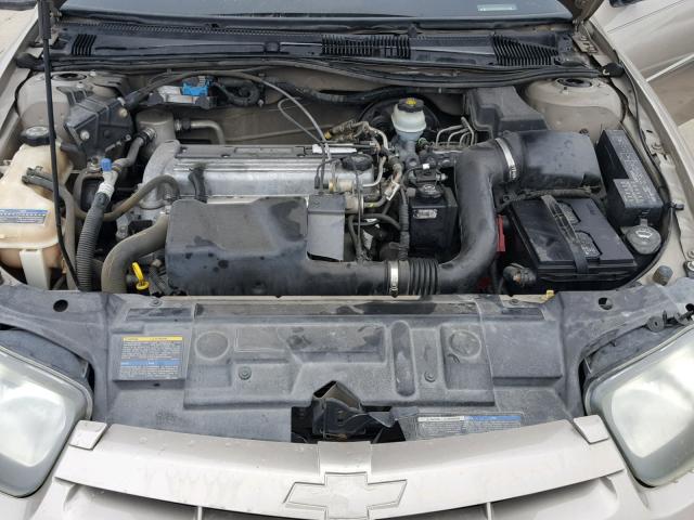 1G1JC12F857202966 - 2005 CHEVROLET CAVALIER TAN photo 7