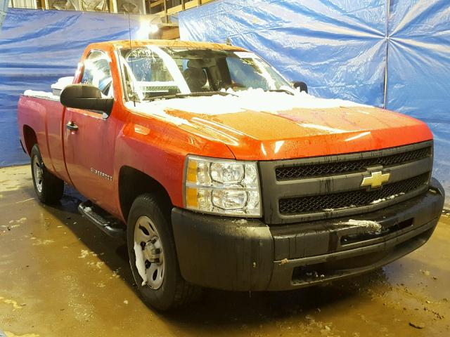 1GCEC14X89Z237340 - 2009 CHEVROLET SILVERADO RED photo 1