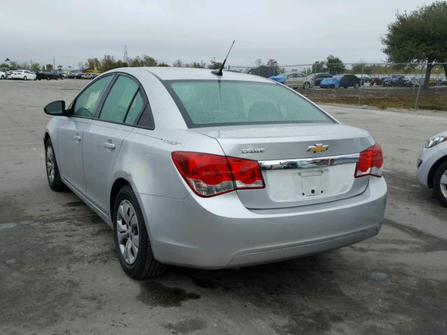 1G1PA5SH9D7307409 - 2013 CHEVROLET CRUZE LS SILVER photo 3