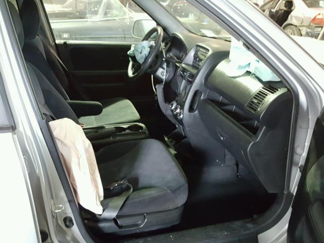 SHSRD78856U406924 - 2006 HONDA CR-V EX SILVER photo 5