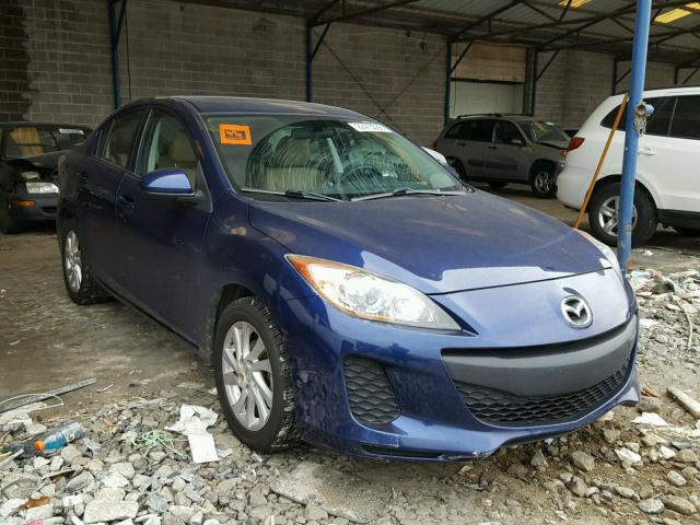 JM1BL1V7XC1574387 - 2012 MAZDA 3 I BLUE photo 1