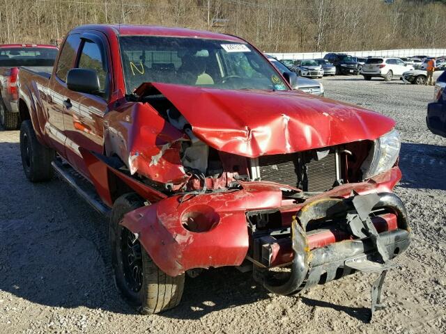 5TEUX4EN4AZ692371 - 2010 TOYOTA TACOMA ACC RED photo 1