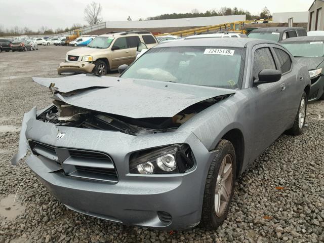 2B3KA43R17H779178 - 2007 DODGE CHARGER SE GRAY photo 2