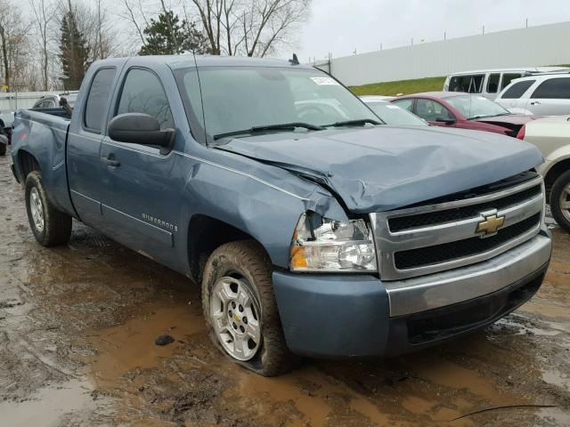 1GCEK19028Z271612 - 2008 CHEVROLET SILVERADO BLUE photo 1