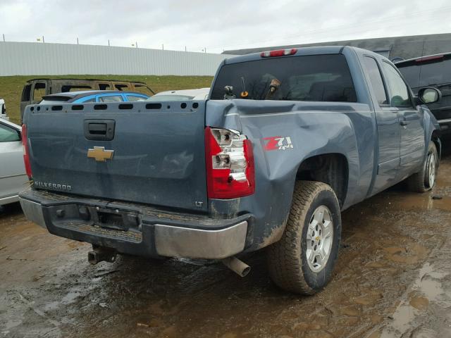 1GCEK19028Z271612 - 2008 CHEVROLET SILVERADO BLUE photo 4