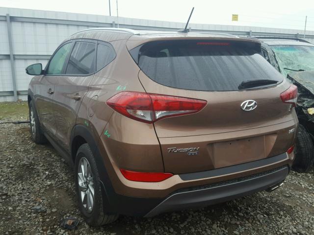 KM8J33A2XGU229894 - 2016 HYUNDAI TUCSON LIM BROWN photo 3