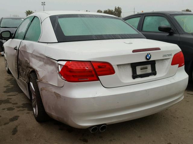 WBADW7C56BE544988 - 2011 BMW 328 I SULE WHITE photo 3