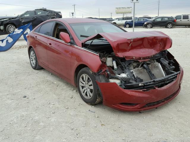 5NPEB4AC6BH190375 - 2011 HYUNDAI SONATA GLS RED photo 1