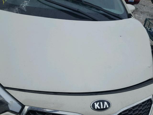 KNAFK4A66F5420224 - 2015 KIA FORTE LX BEIGE photo 7