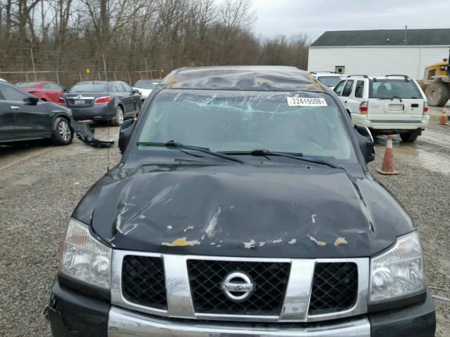 1N6AA07B24N583962 - 2004 NISSAN TITAN XE BLACK photo 9