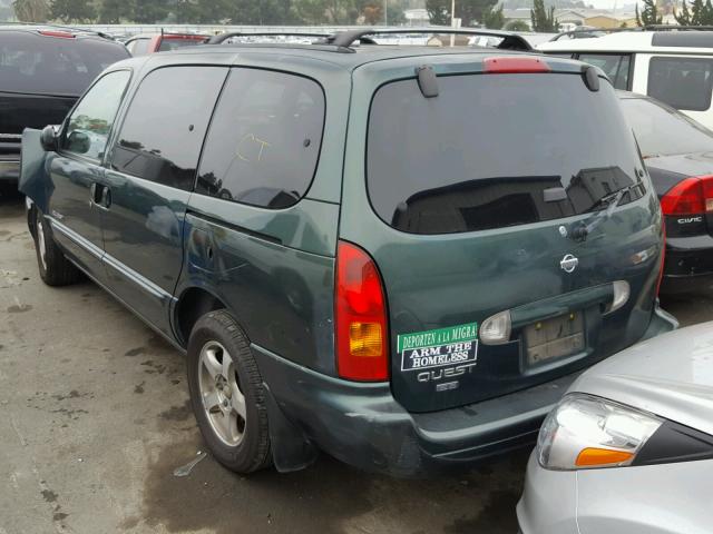 4N2XN11TXYD846541 - 2000 NISSAN QUEST SE GREEN photo 3