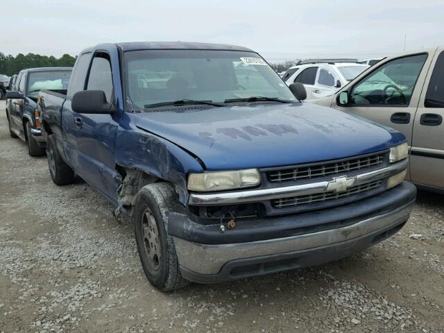 2GCEC19W611215575 - 2001 CHEVROLET SILVERADO BLUE photo 1