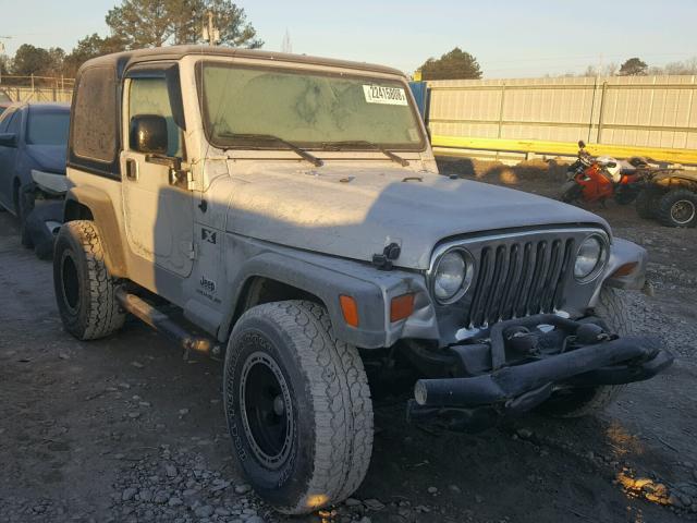 1J4FA39S84P789809 - 2004 JEEP WRANGLER X SILVER photo 1