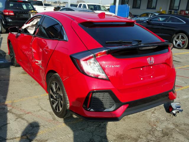 SHHFK7H27HU419025 - 2017 HONDA CIVIC LX RED photo 3