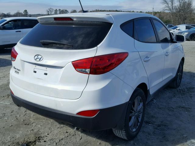 KM8JT3AF4FU104360 - 2015 HYUNDAI TUCSON GLS WHITE photo 4