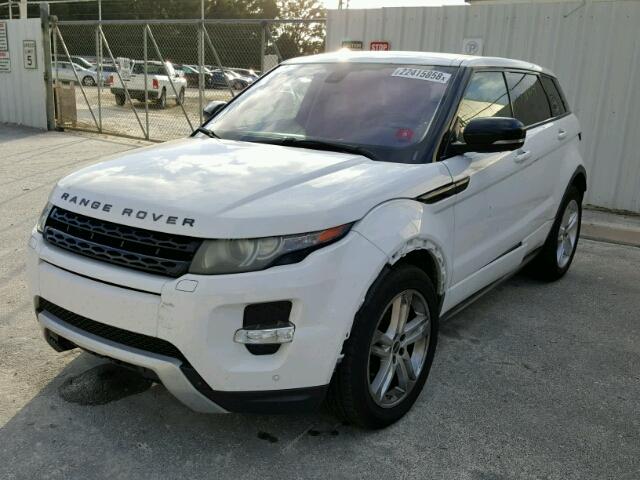 SALVT2BG3CH615479 - 2012 LAND ROVER RANGE ROVE WHITE photo 2