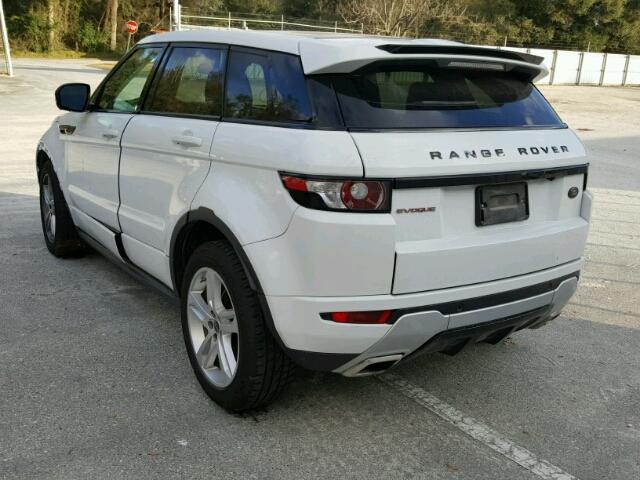 SALVT2BG3CH615479 - 2012 LAND ROVER RANGE ROVE WHITE photo 3