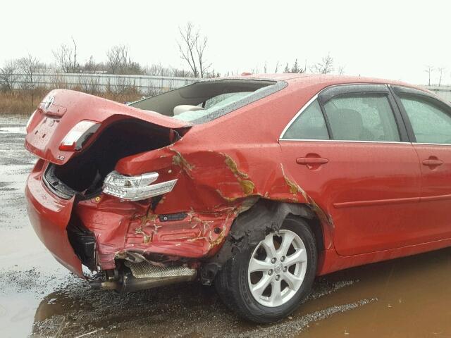 4T4BF3EK6BR188152 - 2011 TOYOTA CAMRY BASE RED photo 9