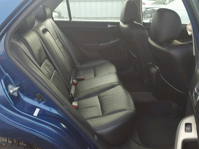 1HGCM665X6A031686 - 2006 HONDA ACCORD EX BLUE photo 6