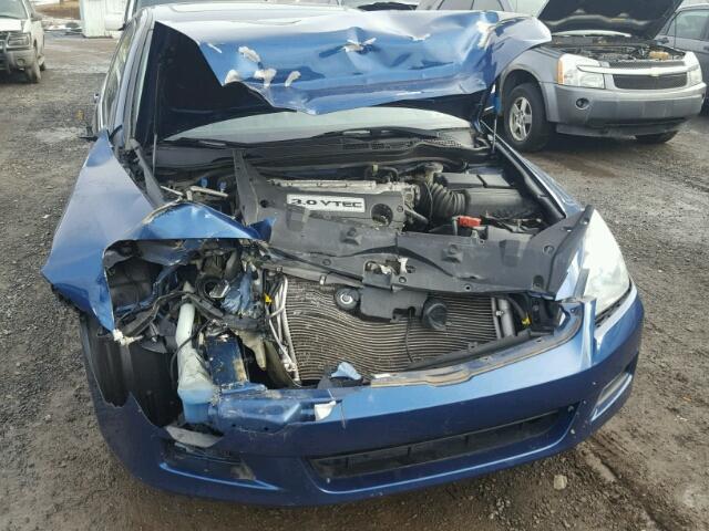 1HGCM665X6A031686 - 2006 HONDA ACCORD EX BLUE photo 9