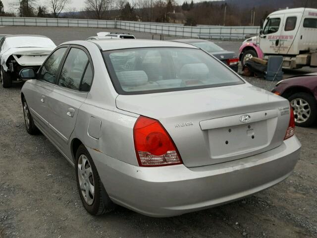 KMHDN46D46U337353 - 2006 HYUNDAI ELANTRA GL SILVER photo 3