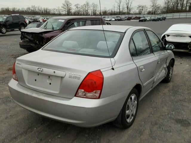 KMHDN46D46U337353 - 2006 HYUNDAI ELANTRA GL SILVER photo 4