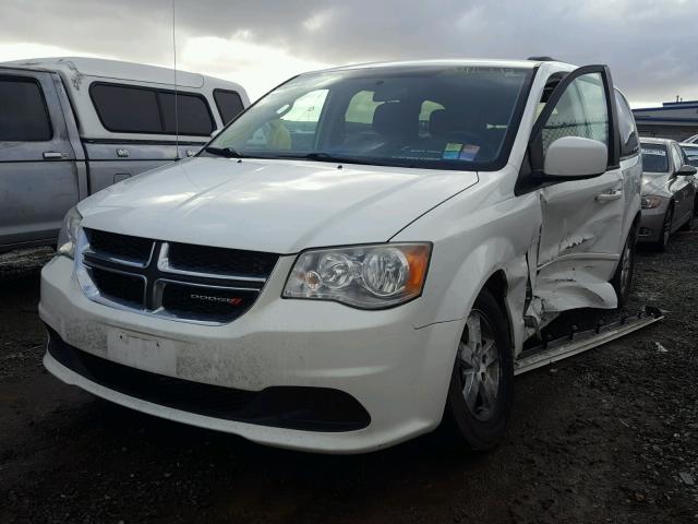 2C4RDGCG5CR280554 - 2012 DODGE GRAND CARA WHITE photo 2