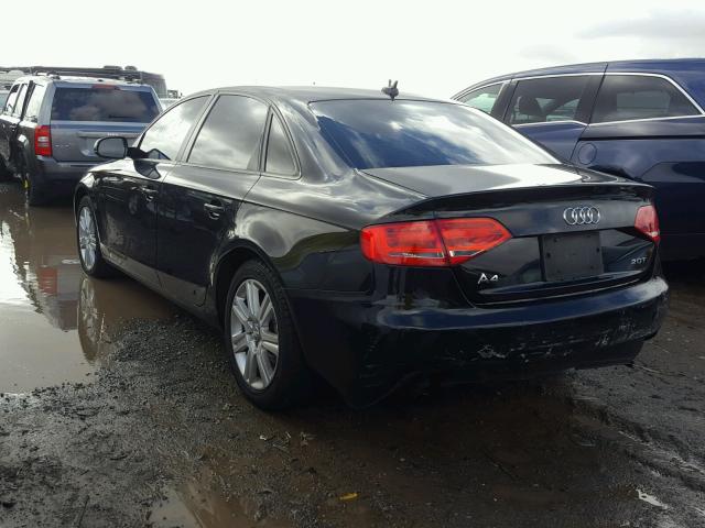 WAUAFAFL3BN045897 - 2011 AUDI A4 PREMIUM BLACK photo 3